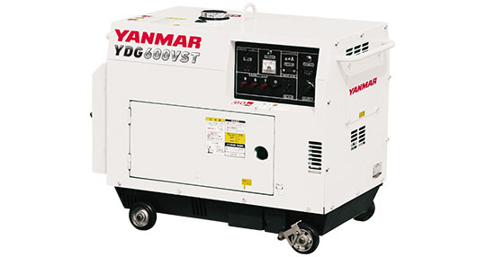 ヤンマーYDG600VST-6E-W：空冷ディーゼル発電機（白色）