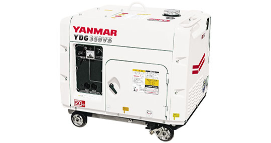 ヤンマーYDG350VS-6E-W空冷ディーゼル発電機（白色） ヤンマー発電機 ...